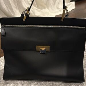 Black leather Balenciaga bag